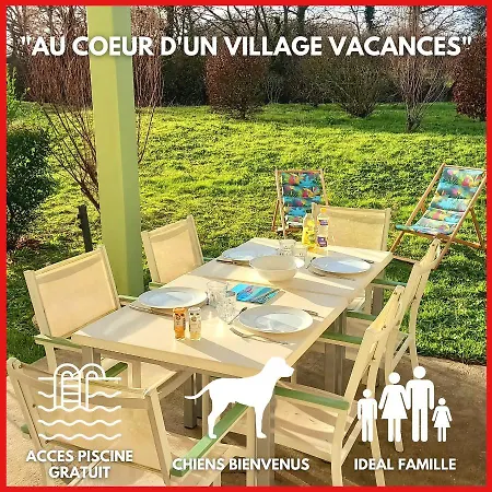 Le Petit Bonheur: Family-friendly Nature Retreat With Pool Access Talmont-Saint-Hilaire